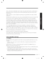 Предварительный просмотр 9 страницы Samsung DV9*N82 series User Manual