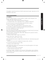 Предварительный просмотр 11 страницы Samsung DV9*N82 series User Manual