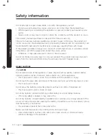 Предварительный просмотр 12 страницы Samsung DV9*N82 series User Manual