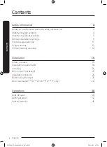 Предварительный просмотр 2 страницы Samsung DV9 TA2 Series User Manual