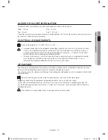 Предварительный просмотр 11 страницы Samsung DV90F5E6HGW User Manual