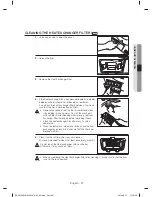 Предварительный просмотр 27 страницы Samsung DV90F5E6HGW User Manual