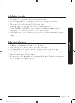 Предварительный просмотр 27 страницы Samsung DV90TA240AE User Manual