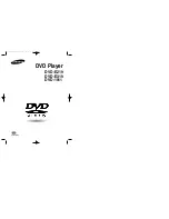 Samsung DVD-1011 User Manual preview