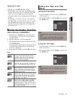 Preview for 17 page of Samsung DVD-1080AV User Manual