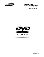 Preview for 1 page of Samsung DVD-1080P7 User Manual