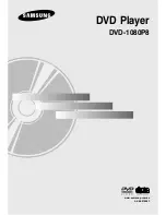 Samsung DVD-1080P8 User Manual preview