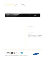 Предварительный просмотр 1 страницы Samsung DVD-1080P9 Features