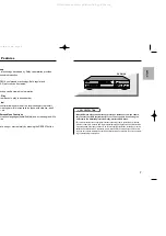 Preview for 4 page of Samsung DVD-618K Manual