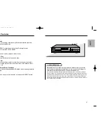 Preview for 4 page of Samsung DVD-618K User Manual