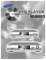 Preview for 1 page of Samsung DVD-70 User Manual