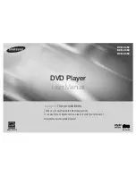 Samsung DVD-C450 User Manual preview