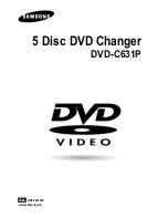 Preview for 1 page of Samsung DVD-C631P Owner'S Manual