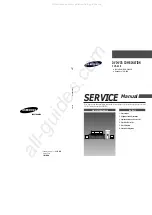 Samsung DVD-CM420 Service Manual preview