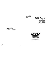 Samsung DVD-E218 User Manual preview