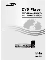 Preview for 1 page of Samsung DVD-F1080W User Manual