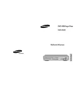 Samsung DVD-H40E Manual preview