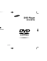 Samsung DVD-HD748 User Manual preview