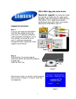 Samsung DVD-HD841 Upgrade Instructions preview