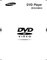 Samsung DVD-HD845 User Manual preview