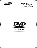 Samsung DVD-HD850 Instruction Manual preview