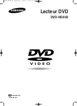 Samsung DVD-HD850 Manual preview