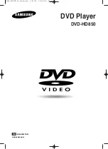 Preview for 64 page of Samsung DVD-HD850 Manual