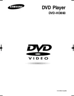 Samsung DVD-HD860 Manual preview