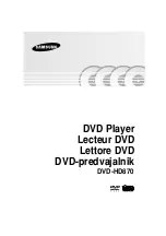 Samsung DVD-HD870 Manual preview