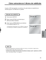 Preview for 26 page of Samsung DVD-HD931 - HDTV Converter Progressive-Scan DVD Player (Spanish) Manual Del Usuario