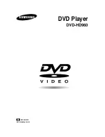 Preview for 1 page of Samsung DVD-HD960 User Manual