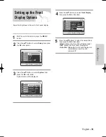 Preview for 35 page of Samsung DVD-HR710 Instruction Manual