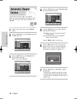 Preview for 36 page of Samsung DVD-HR710 Instruction Manual