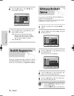 Preview for 38 page of Samsung DVD-HR710 Instruction Manual