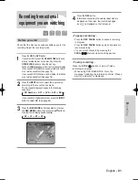 Preview for 81 page of Samsung DVD-HR710 Instruction Manual