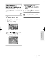 Preview for 85 page of Samsung DVD-HR710 Instruction Manual