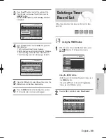 Preview for 89 page of Samsung DVD-HR710 Instruction Manual