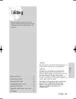 Preview for 93 page of Samsung DVD-HR710 Instruction Manual