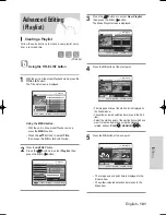 Preview for 101 page of Samsung DVD-HR710 Instruction Manual