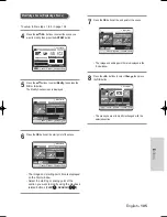 Preview for 105 page of Samsung DVD-HR710 Instruction Manual