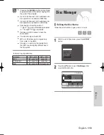 Preview for 119 page of Samsung DVD-HR710 Instruction Manual