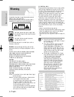 Preview for 2 page of Samsung DVD-HR720 Instruction Manual