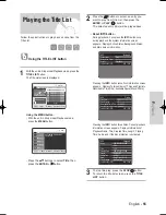 Preview for 55 page of Samsung DVD-HR720 Instruction Manual