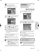 Preview for 67 page of Samsung DVD-HR720 Instruction Manual