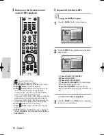 Preview for 70 page of Samsung DVD-HR720 Instruction Manual