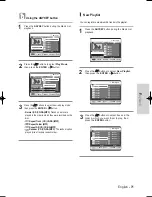 Preview for 71 page of Samsung DVD-HR720 Instruction Manual