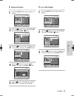 Preview for 73 page of Samsung DVD-HR720 Instruction Manual