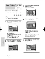 Preview for 88 page of Samsung DVD-HR720 Instruction Manual