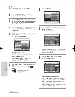 Preview for 104 page of Samsung DVD-HR720 Instruction Manual