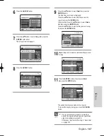 Preview for 107 page of Samsung DVD-HR720 Instruction Manual